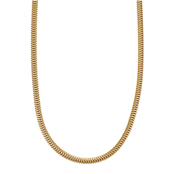 Kette, 14K, Gelbgold, Schlange-