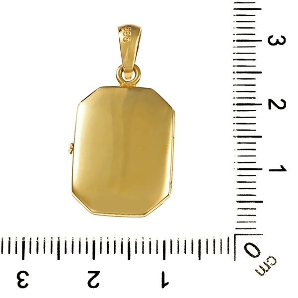 Medaillon, 14K, Gelbgold