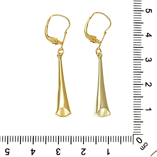 Ohrhänger, 14K, Gelbgold
