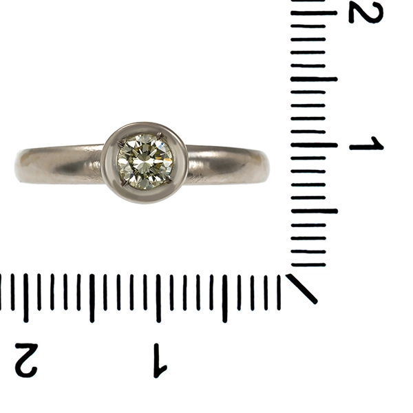 Diamantring, Pt950, Platin, Brillant 0,33 ct