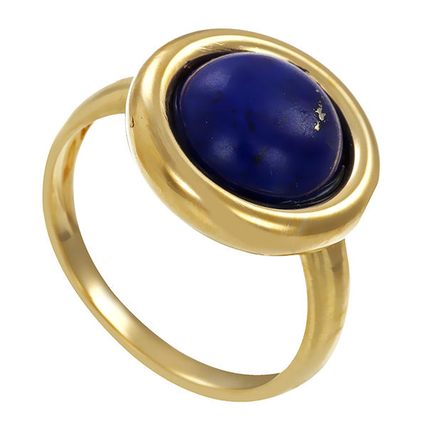 Ring, 14K, Gelbgold, Lapis