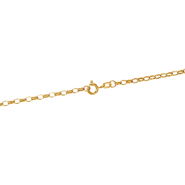 Collierkette, Anker-,  9K, Gelbgold