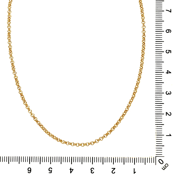 Collierkette, 14K, Gelbgold, Erbs-
