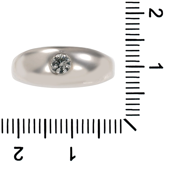 Brillantring, 14K, Weißgold, 0,20ct