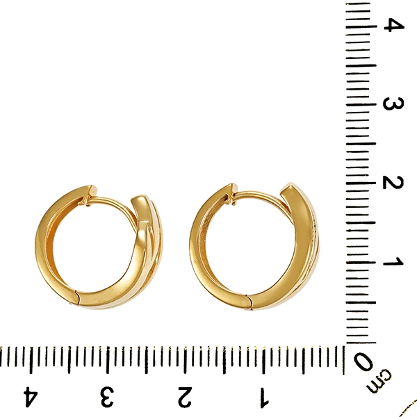 Ohrschmuck, 8K, Gelbgold, Creolen