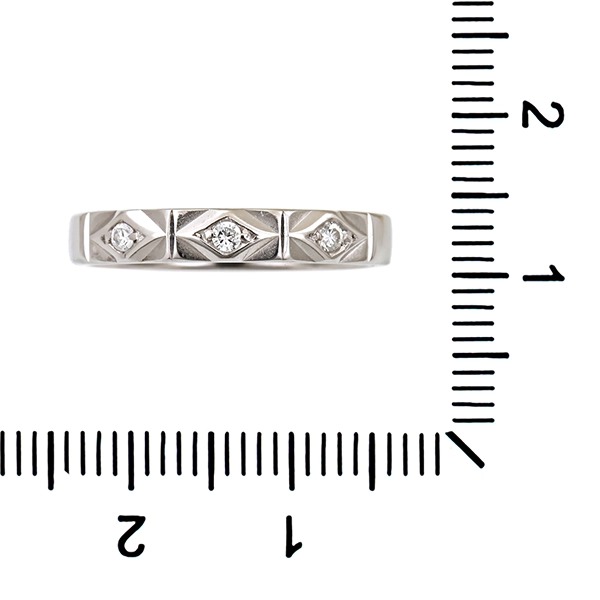 Diamantring, 14K, Weißgold, Brillanten