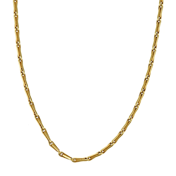 Collierkette, 14K, Gelbgold, Haferkorn-