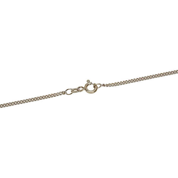 Collier, 14K, Weißgold, Brillant