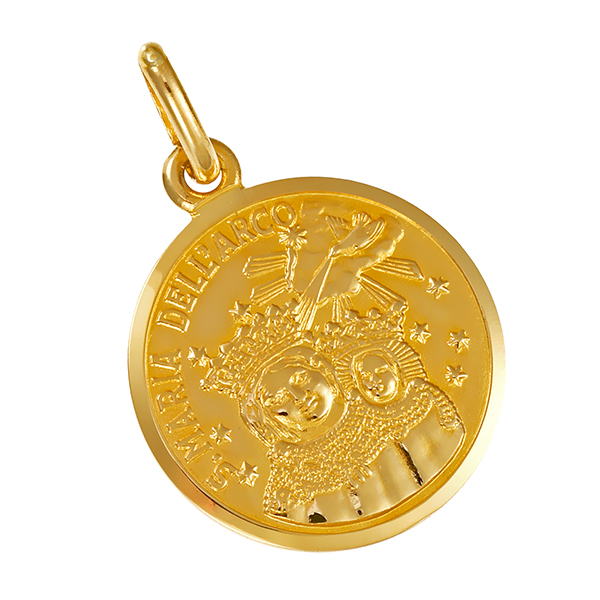 Anhänger, 18K, Gelbgold, Maria