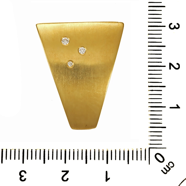 Anhänger, 14K, Gelbgold, Brillant