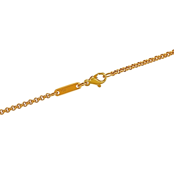 Goldkette, 18K, Gelbgold, Erbs-