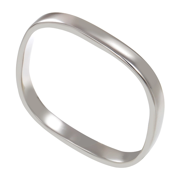 Damenring, 14K, Weißgold, U58