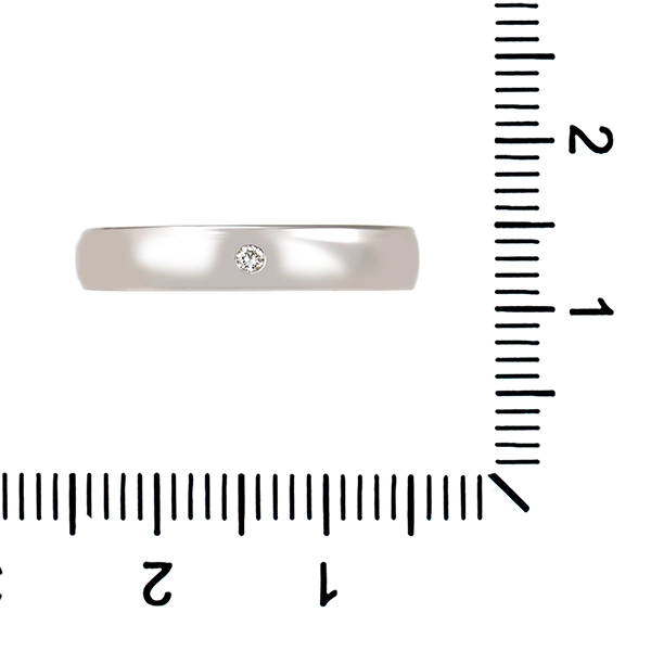Diamantring, 14K, Weißgold, Brillant