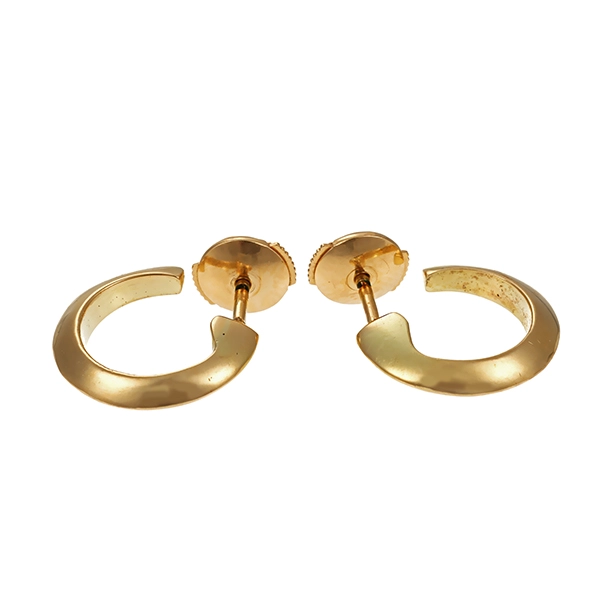 Steckcreolen, 18K, Gelbgold