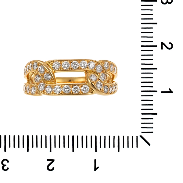 Brillantring, 18K, Gelbgold, 0,64ct