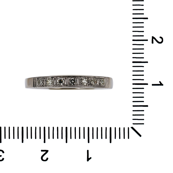 Diamantring, 14K, Weißgold