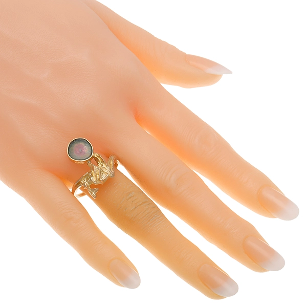 Ring, 14K, Gelbgold, Turmalin, Lapponia
