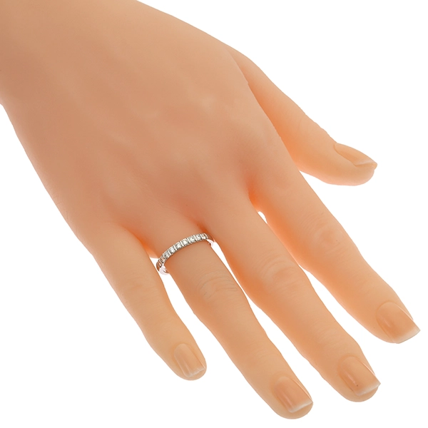 Diamantring, 14K, Weißgold, Brillanten 0,41 ct