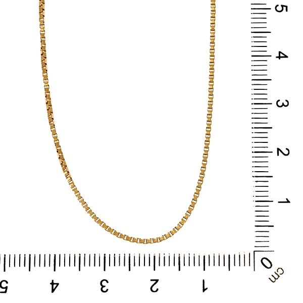 Collierkette, 14K, Gelbgold, Venezianer-