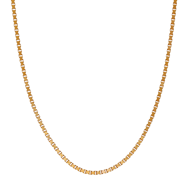 Collierkette, 14K, Gelbgold, Venezianer-