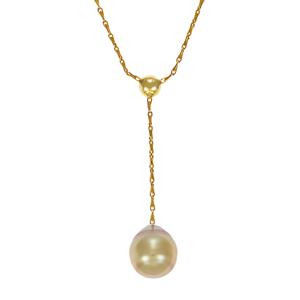Collier, 14K, Gelbgold, Tahiti-Perle