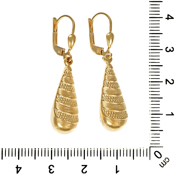 Ohrhänger, 14K, Gelbgold