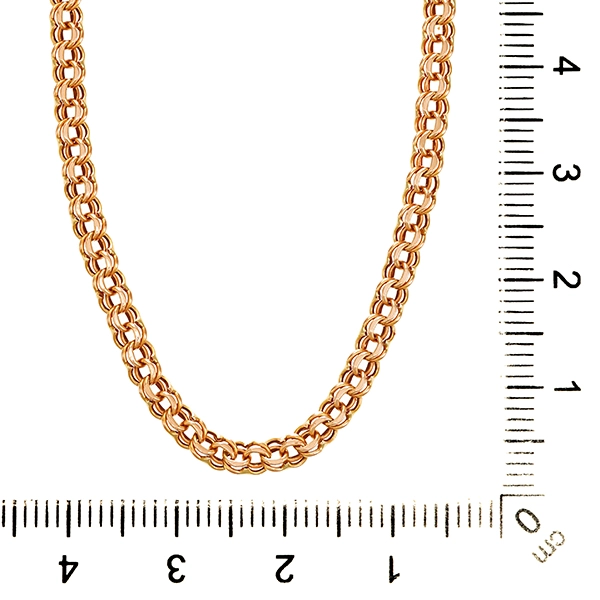 Collierkette, 14K, Gelbgold, Garibaldi-