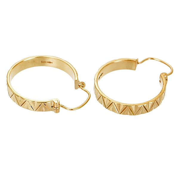 Creolen, 14K, Gelbgold