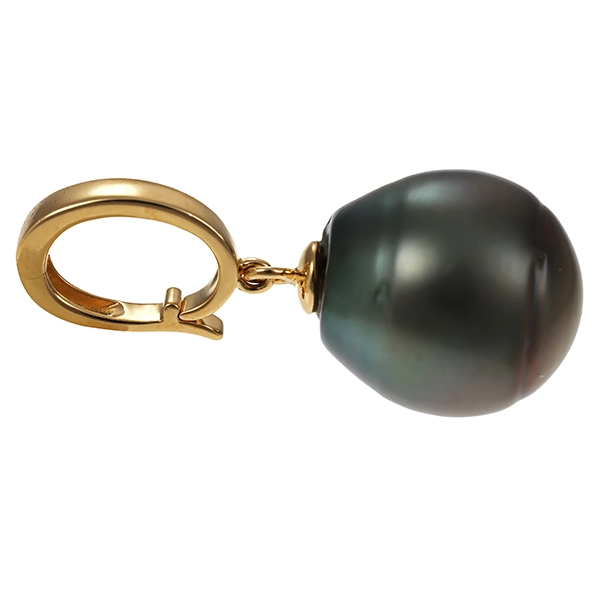 Anhänger, 14K, Gelbgold, Perle
