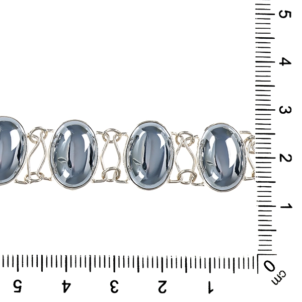 Armband, Silber 925, Hämatit
