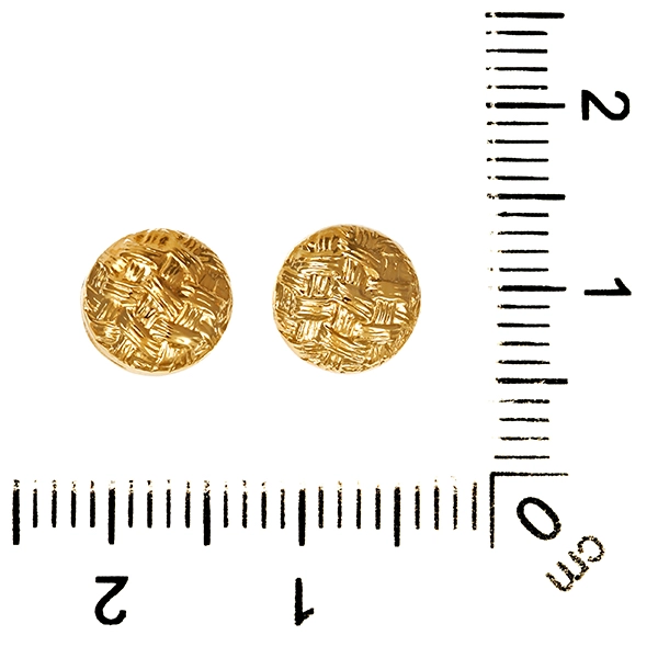 Ohrstecker, 18K, Gelbgold
