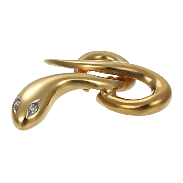 Anhänger, 8K, Gelbgold, Diamanten