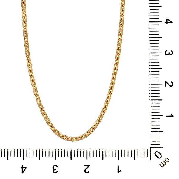 Collierkette, 8K, Gelbgold, Anker-