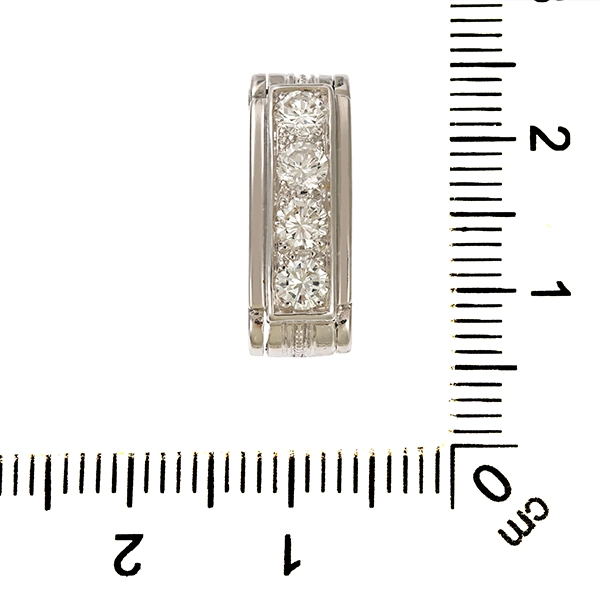 Anhänger, 4K, Weißgold, Brillanten, 0,60ct