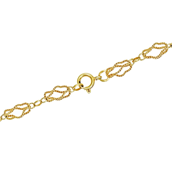 Collier, 14K, Gelbgold, Amethyst