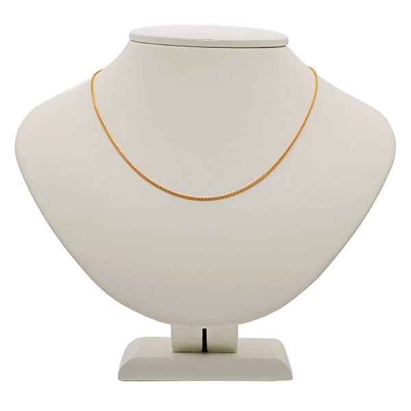 Collierkette, 18K, Gelbgold, Zopf