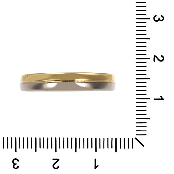 Ring, 14K, Gelb-/Weißgold