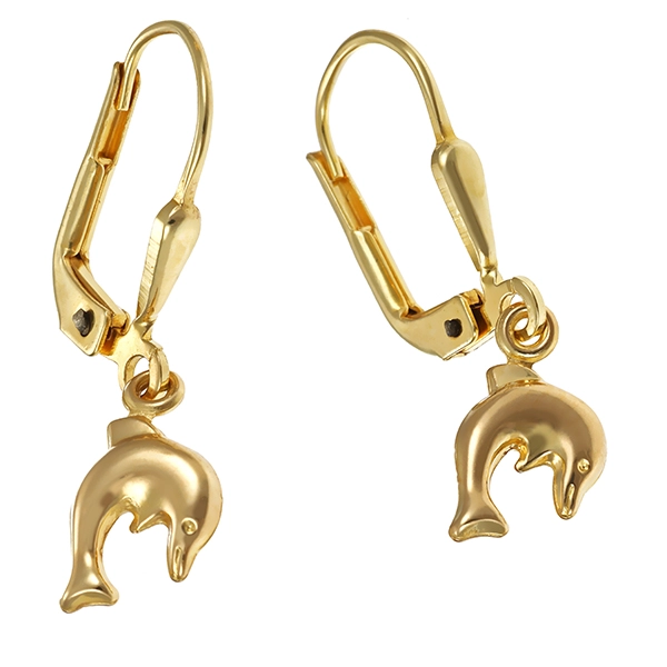 Kinderohrschmuck, 14K, Gelbgold, Defin