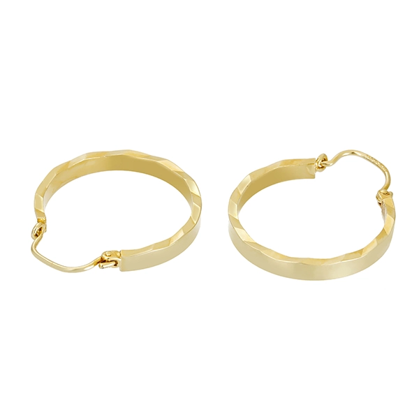 Creolen, 14K, Gelbgold