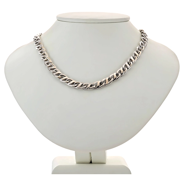Collier, 14K, Weißgold