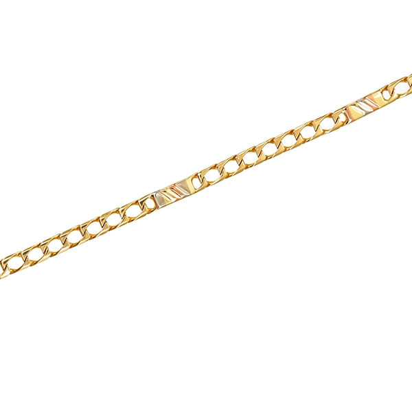 Armband, 14K, Rot-/Weiß-/Gelbgold