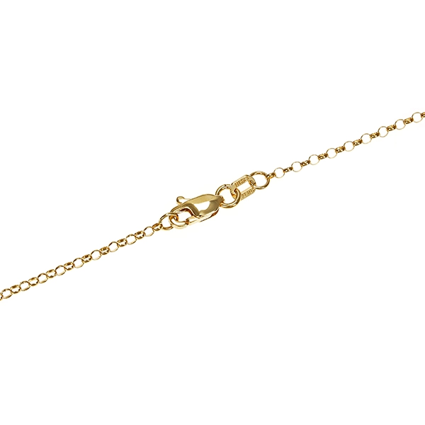 Collier, 10K, Gelb-/Weißgold