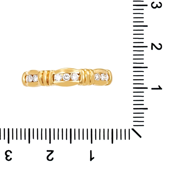 Diamantring, 18K, Gelbgold, Brillanten 0,18 ct