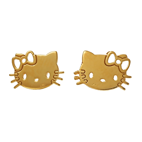 Ohrstecker, 18K, Gelbgold