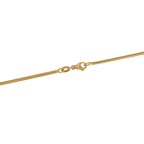 Collierkette, 14K, Gelbgold, Schlange-