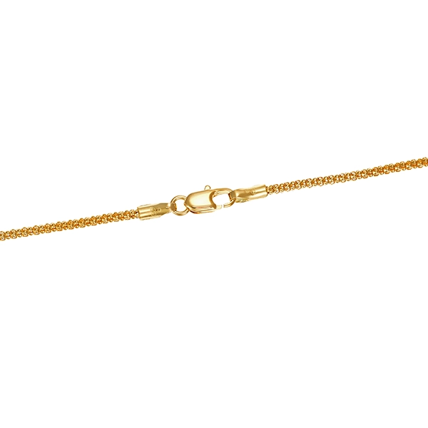 Collierkette, 18K, Gelbgold, Himbeer-