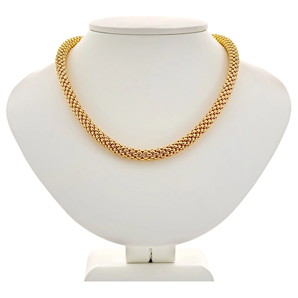 Collier, 18K, Gelbgold, FOPE