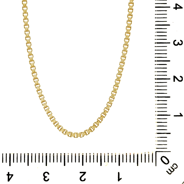 Collierkette, 14K, Gelbgold, Venezianer