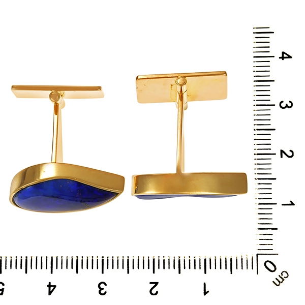Manschettenknöpfe, 18K, Gelbgold, Opal
