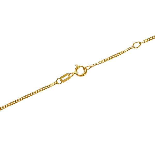 Collier, 8K, Gelbgold, Granat